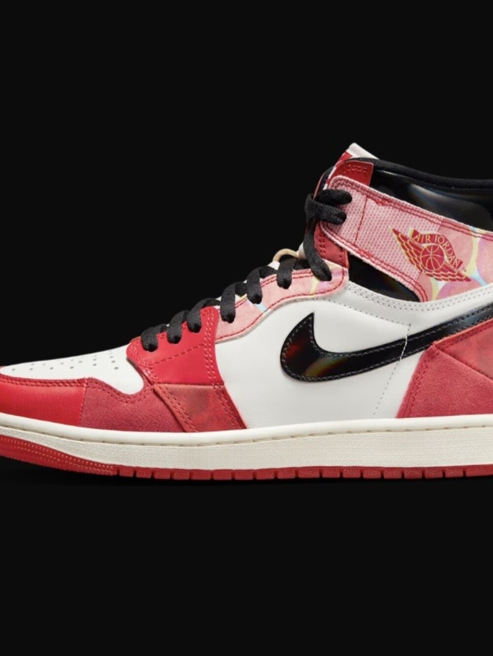 JORDAN 1 Retro High OG Spider-verse Sneakers - Men's 7.5 - Excellent Condition - Picture 11 of 12